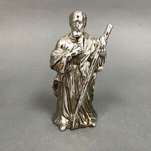 Home for the Holidays Porcelain Nativity Figure Replacement Silver-tone 6 1/8"